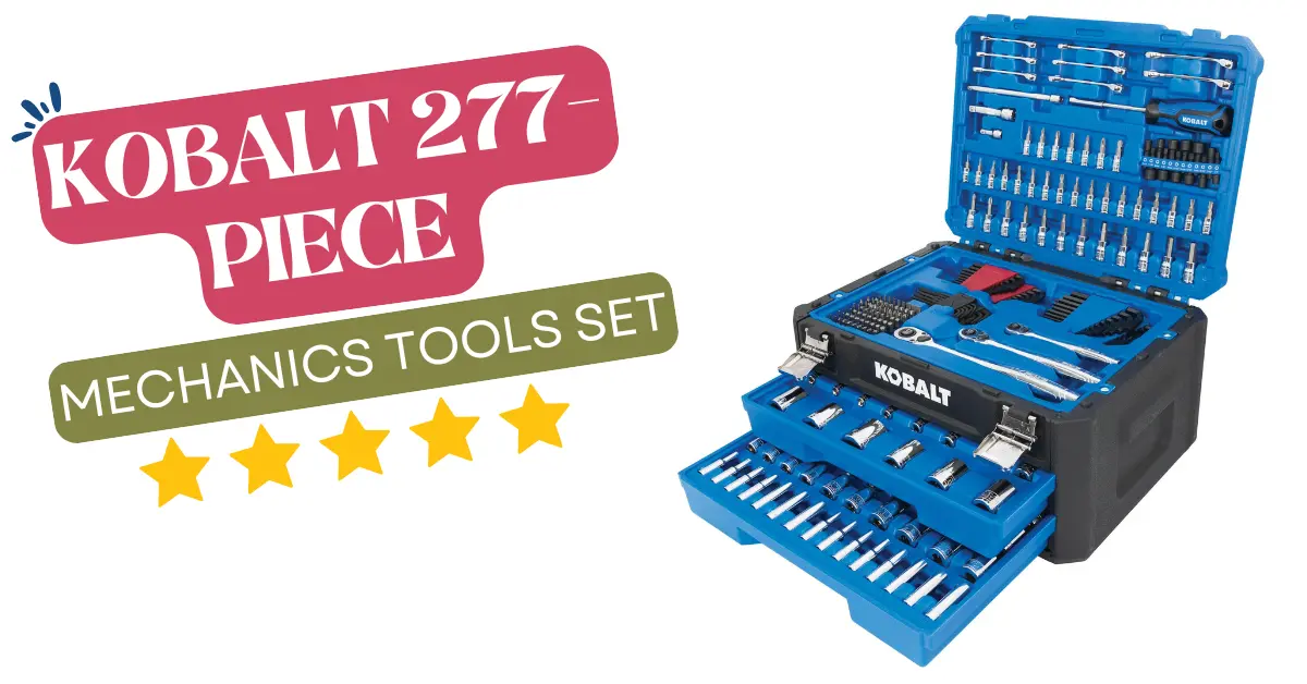 Kobalt 277-Piece Mechanics Tools Set : Power Through Projects with Kobalt