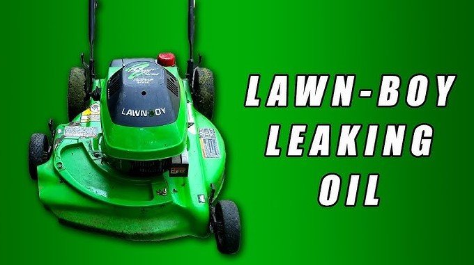 why is oil leaking from my lawn mower
