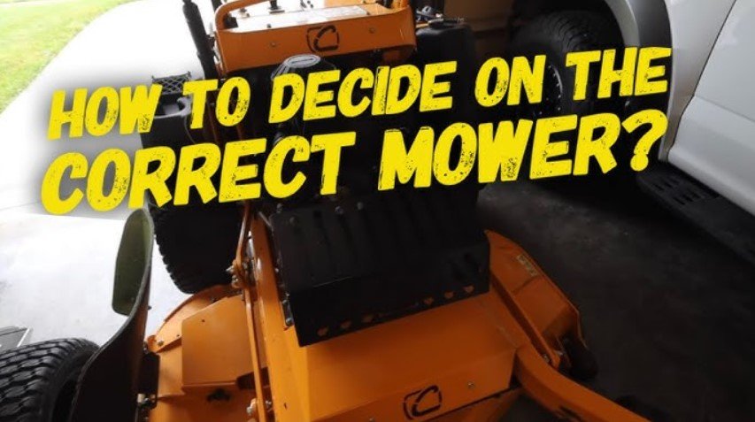 what type of lawn mower do i need