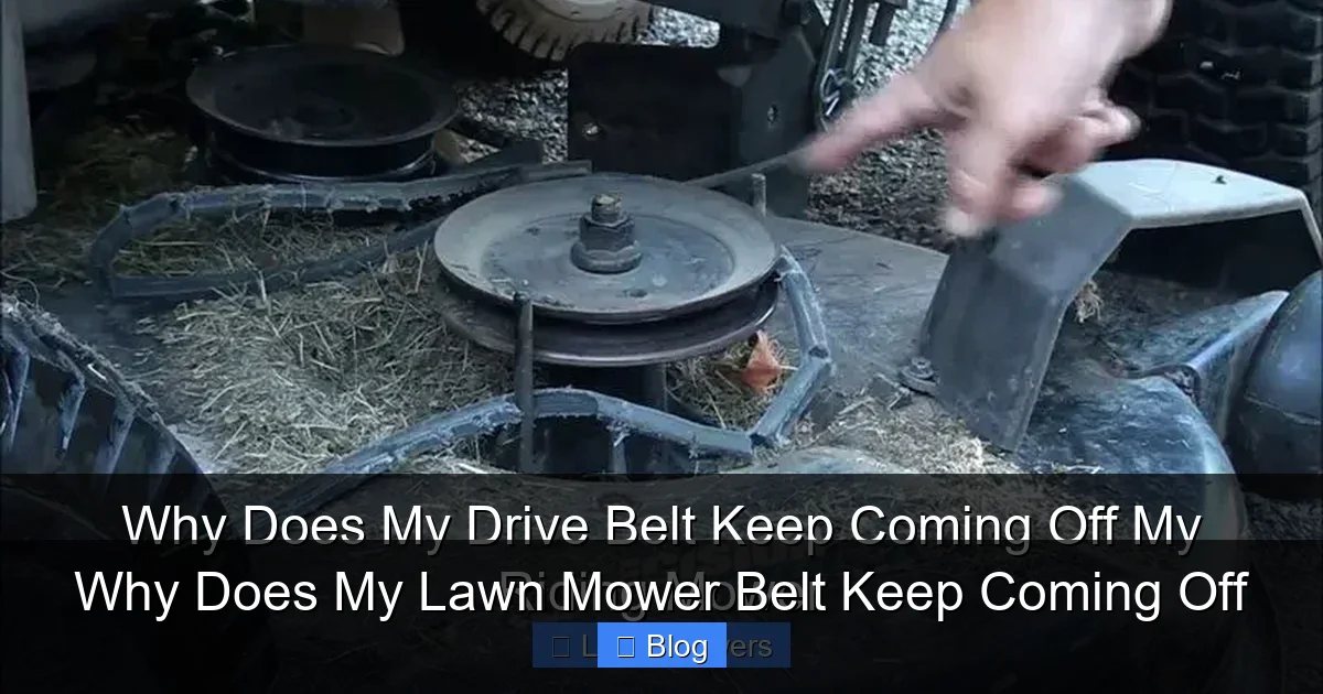 Check Your Belt for Wear and Stretch