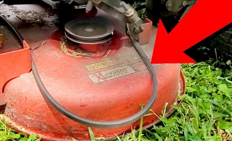 why does my lawn mower belt keep coming off
