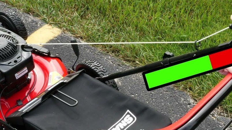 how to start self propelled lawn mower