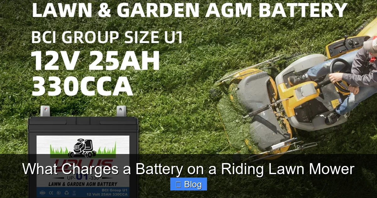 Why Your Mower Battery Might Not Be Charging