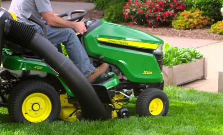 what charges a battery on a riding lawn mower