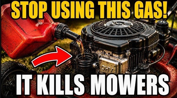 what gas does lawn mower use