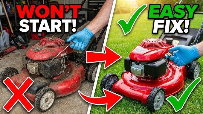 what to do when lawn mower wont start